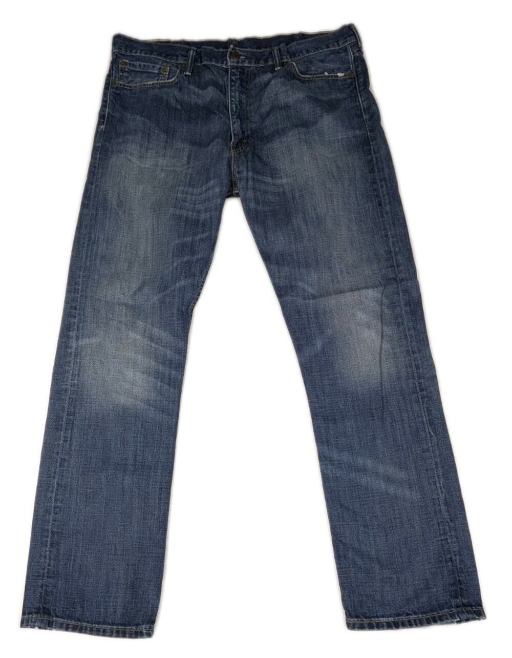 Levi's Strauss Co Men’s 513 Relaxed Fit Med Wash Blue Denim Jeans 38x 32 (38x30)
